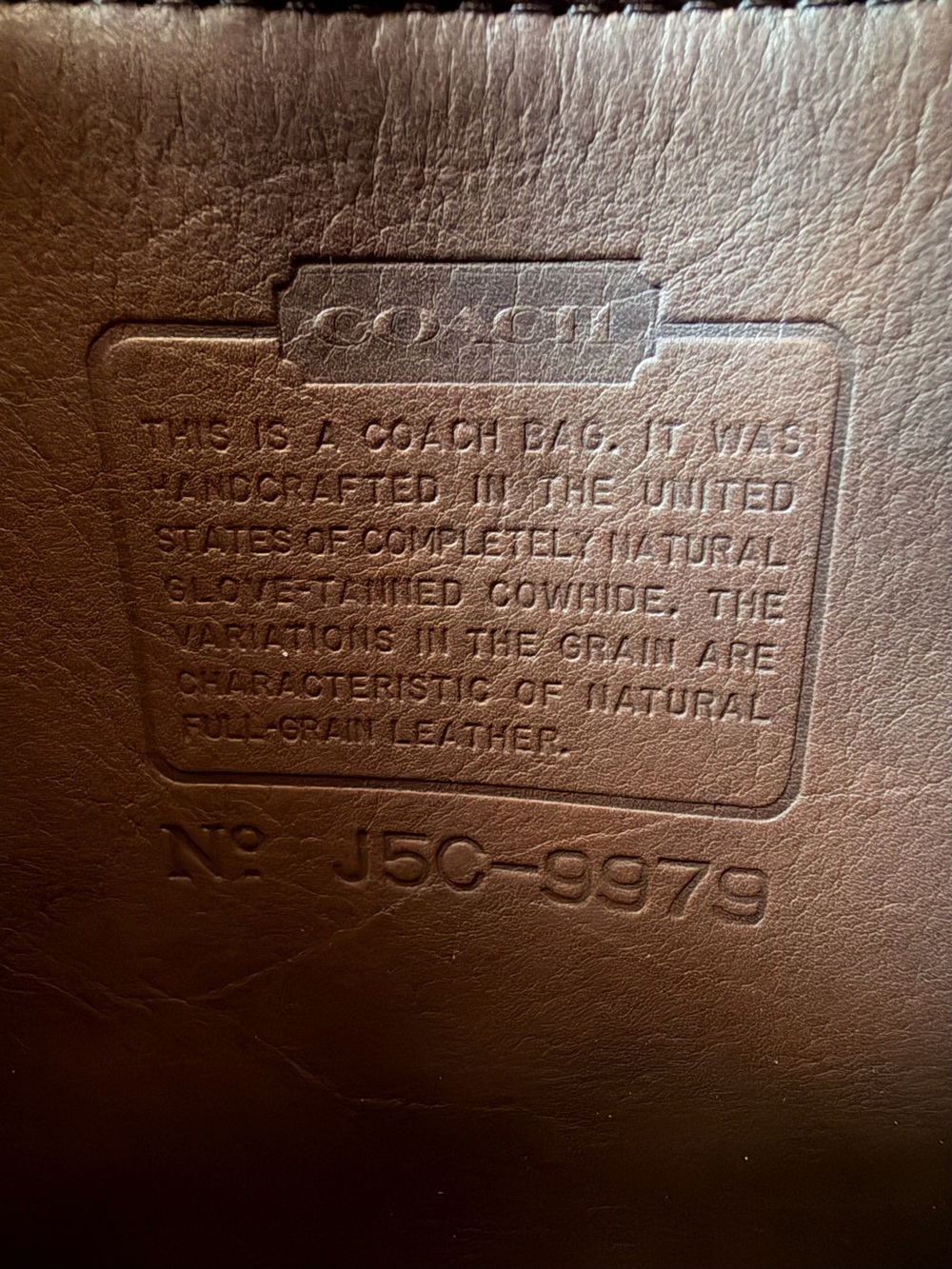 Vintage Coach Large Sidepack 9979 Mahogany - Picture 12 of 16